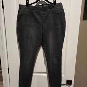 Style & Co. Black Denim Jeggings XL